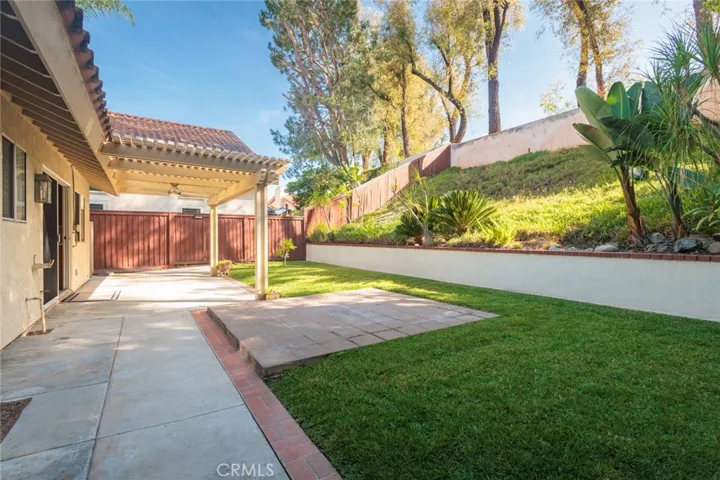 Exceptionally large yard for this community.