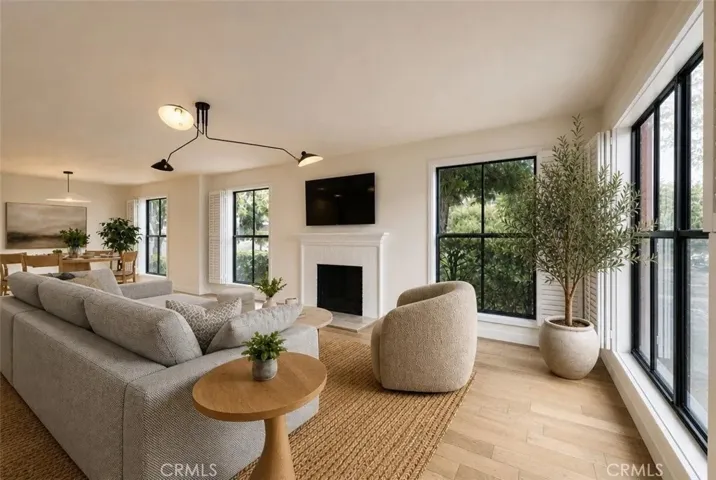 staged living room