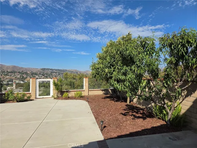 panoramic view from back yard