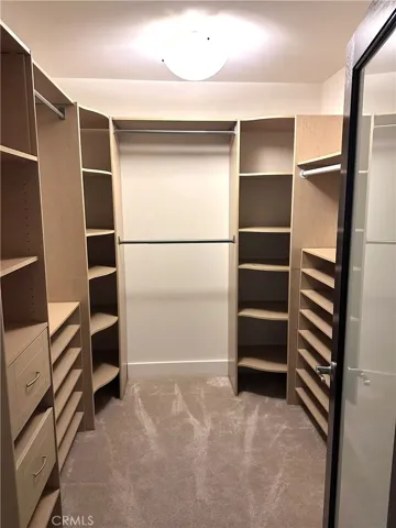 Primary closet