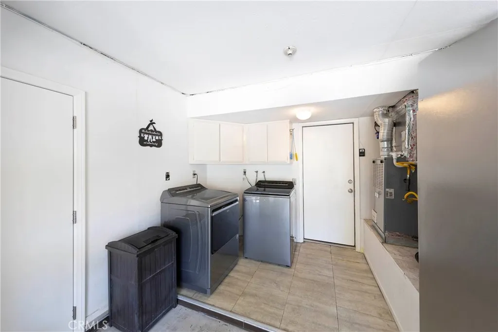 Laundry in garage