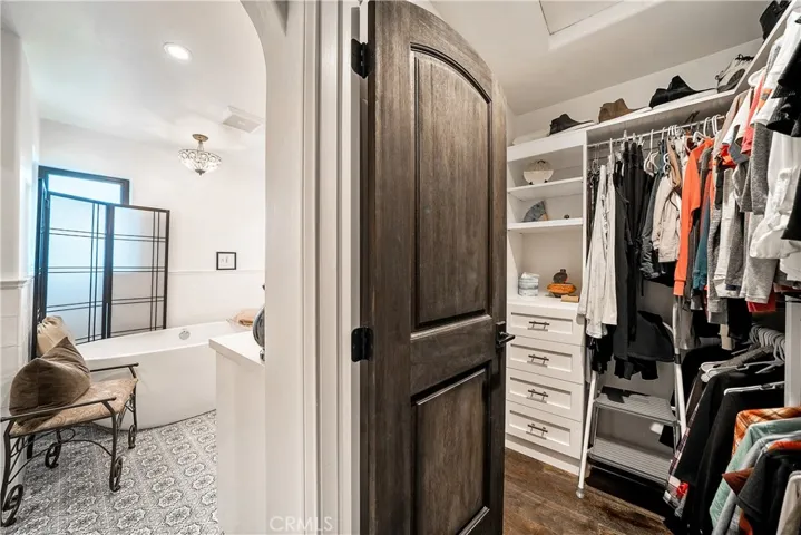 Primary walk in closet