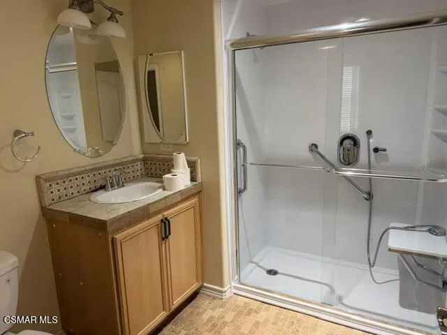 Downstairs Bathroom; Step In Shower