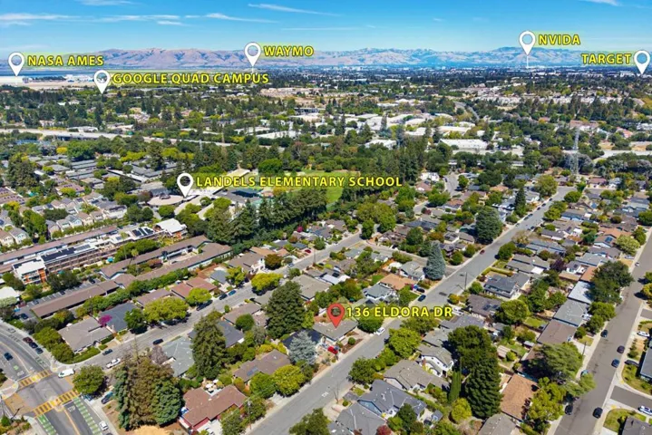 136 Eldora Drive, Mountain View, California 94041