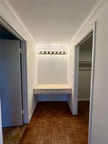 Primary bedroom dressing area