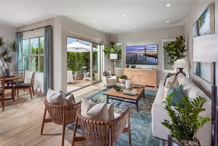 View of dining dining room & great room