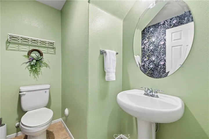 downstairs powder bathroom