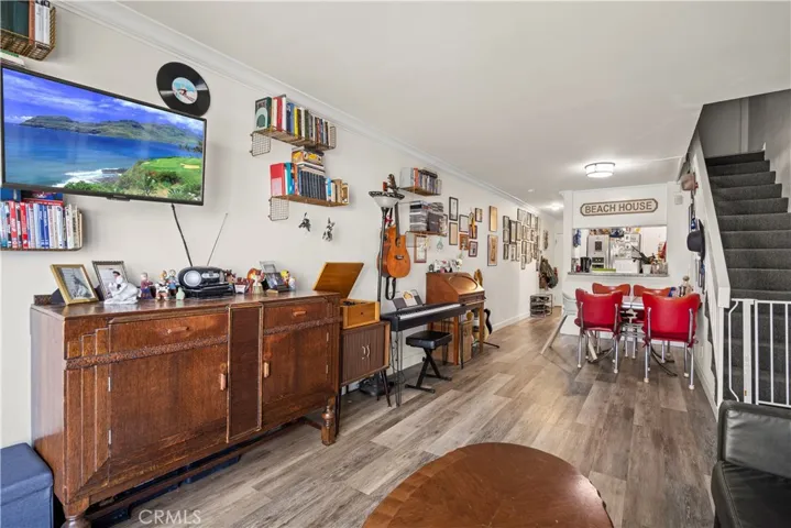 From living room looking to front door