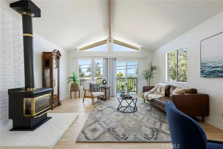 Living room from dining area