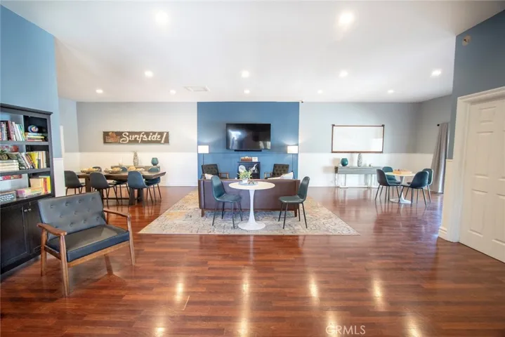 This clubhouse is designed for extended entertaining and gatherings.