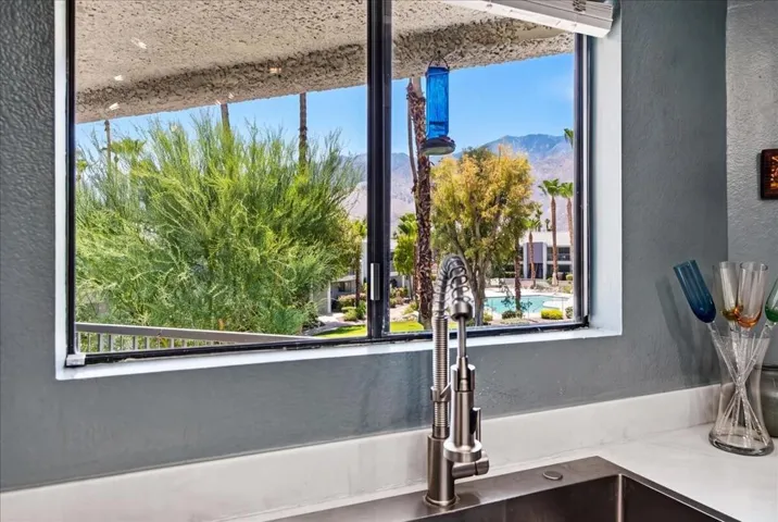 Mountain views from kitchen