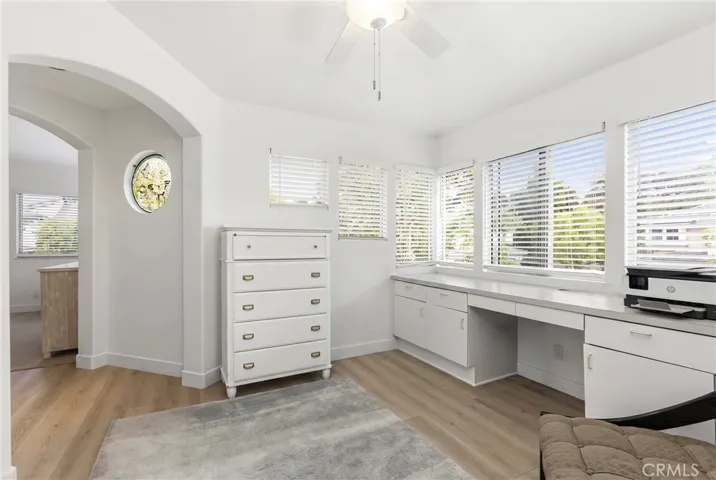 Office area off the master bedroom