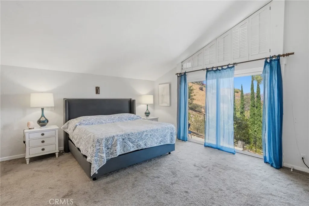 Master bedroom with canyon views