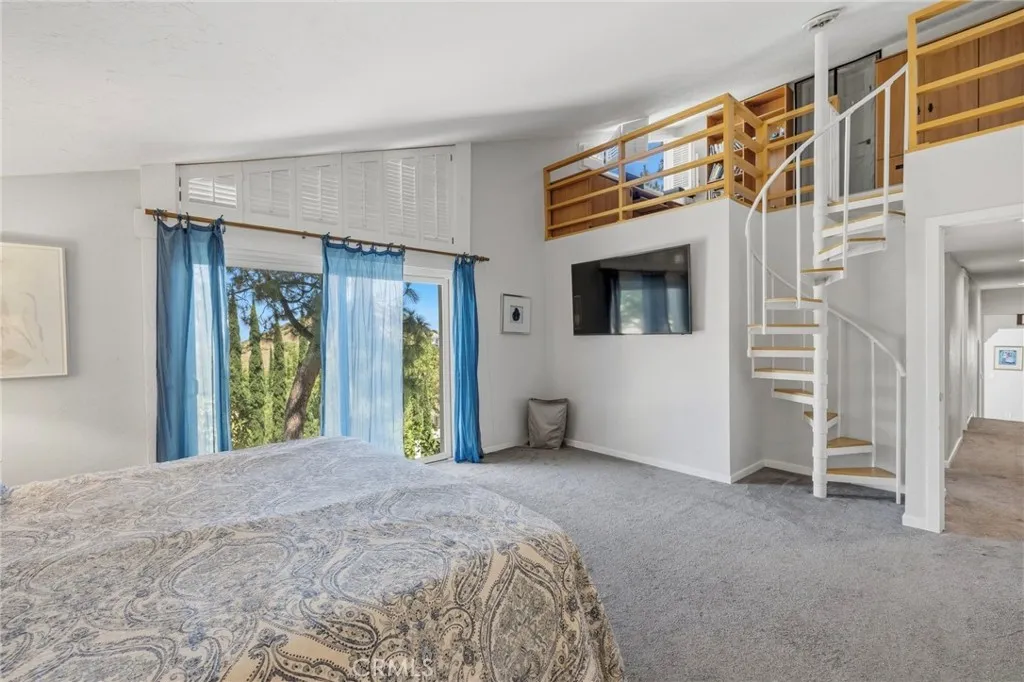 Master bedroom with loft(used as an office)