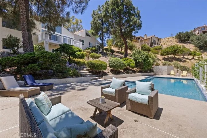 Pool and view of the house