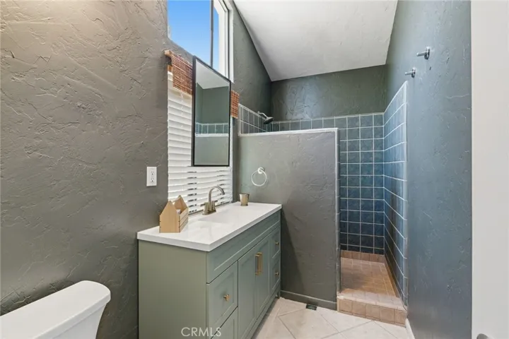 Interior guest house bathroom