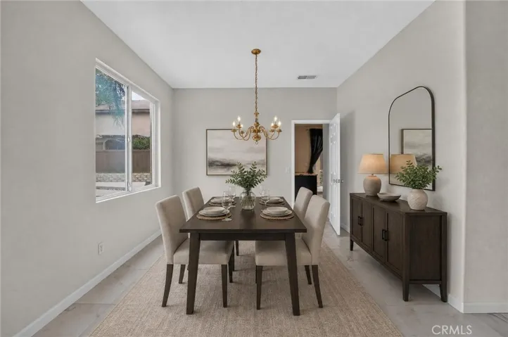 Virtually Staged Photo: Formal Dining Room