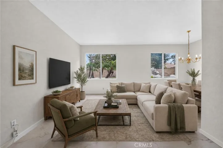 Virtually Staged Photo: Formal Living Room