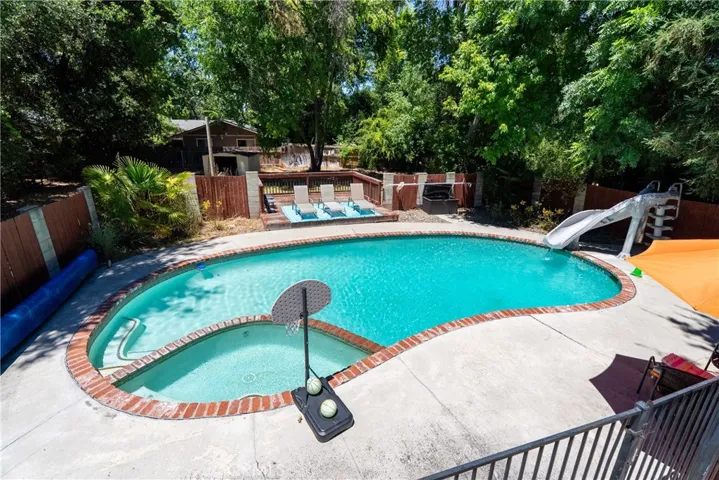 Plenty of room to spread out and enjoy the pool.