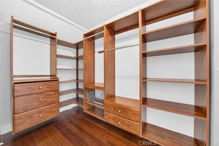 One secondary bedroom includes a walk-in closet for added storage.