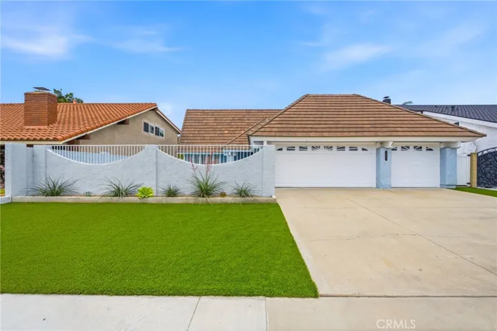 Enclosed courtyard for privacy