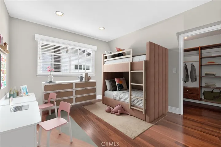 Secondary Bedroom AFTER virtual staging.