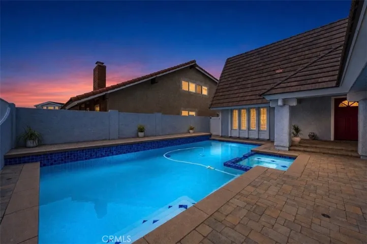 Another angle highlighting the scale and placement of the courtyard pool.
