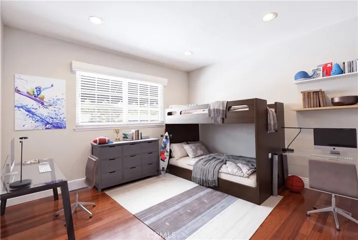 Secondary Bedroom AFTER virtual staging.