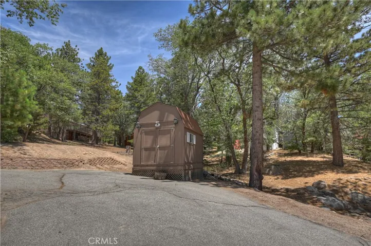 Large shed on property