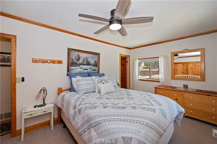 Main level primary bedroom
