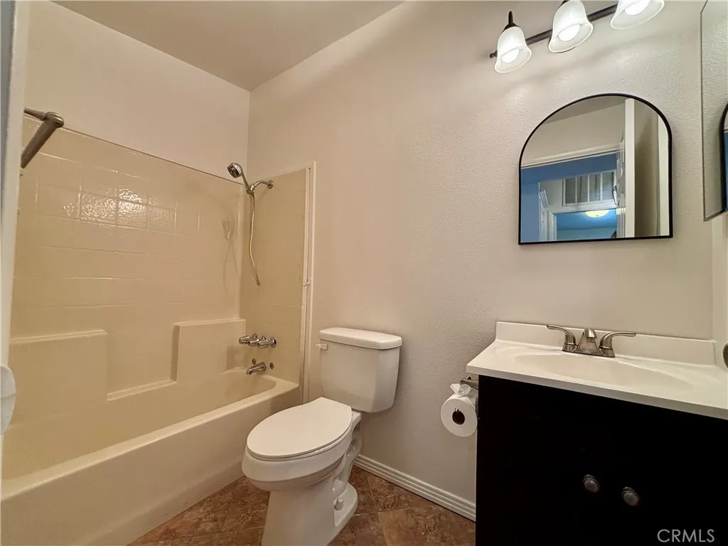 Guest bathroom with tub/shower combo!