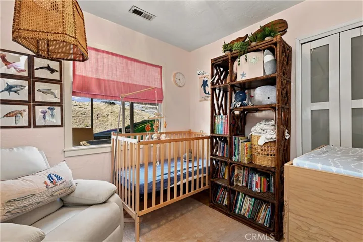 Nursery main floor bedroom faces north