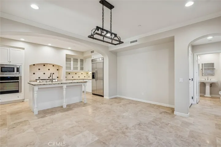 Open Kitchen and Eating Area