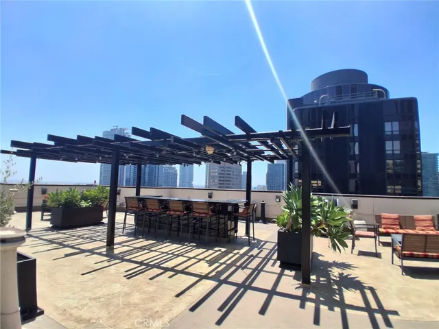 Rooftop outdoor kitchen