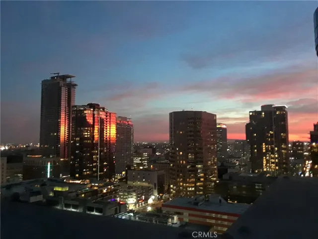 Evening view from the rooftop