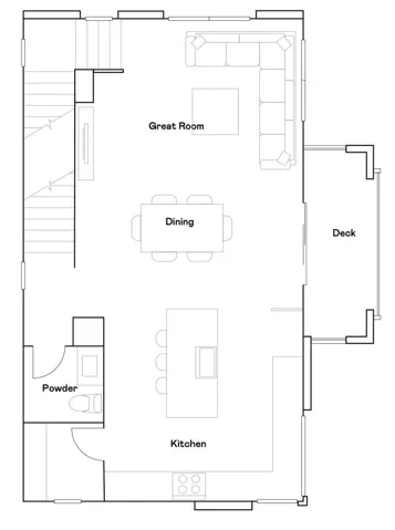 Residence 3 - level 2 floorplan