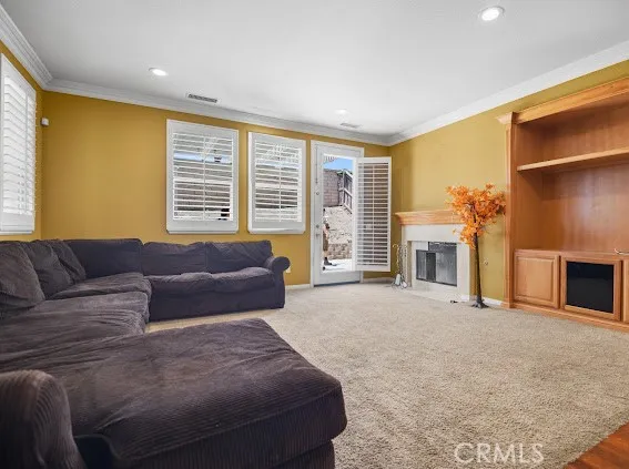 Second Living Area & Fire Place