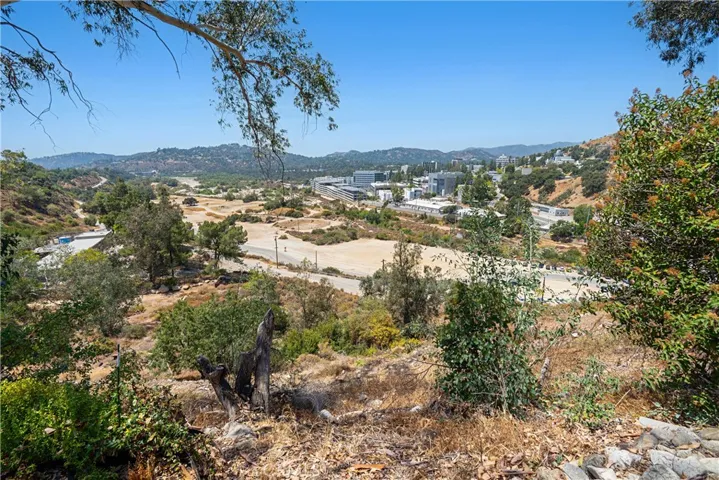 BACKYARD WITH JPL IN THE BACKGROUND.