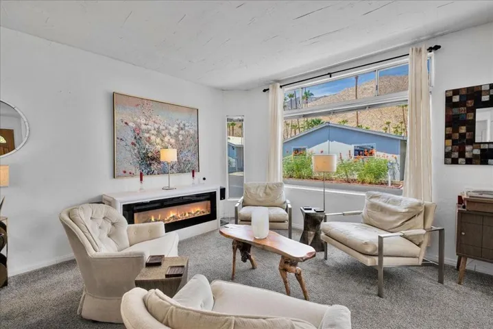 Living Room with Mountain Views