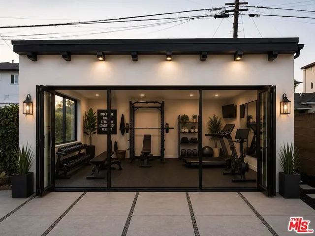 digitally altered gym idea for