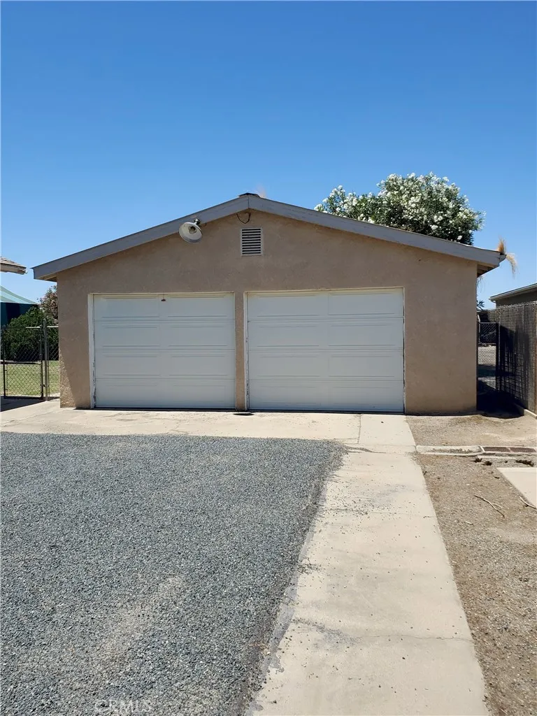 Two car garage