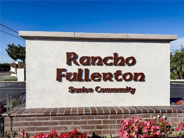 Welcome to Rancho Fullerton Mobile Home Estates, a highly desirable 55+ community in a convenient Fullerton location.