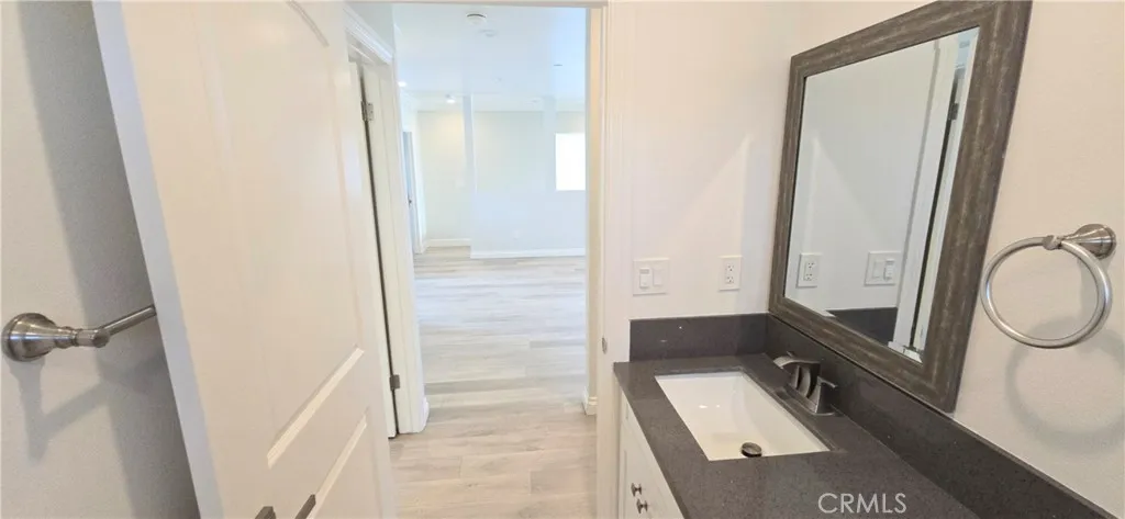 Hallway bathroom