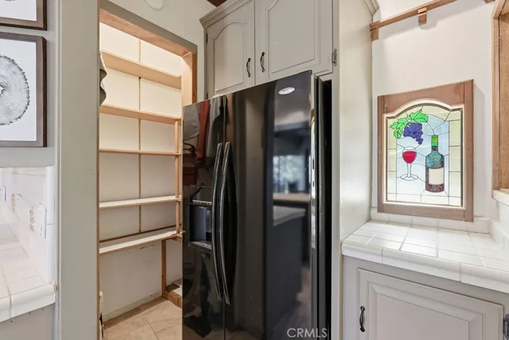 pantry and fridge