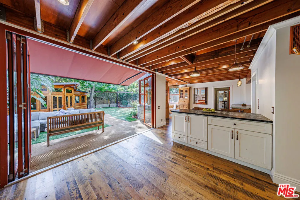 Kitchen Open to Back Yard