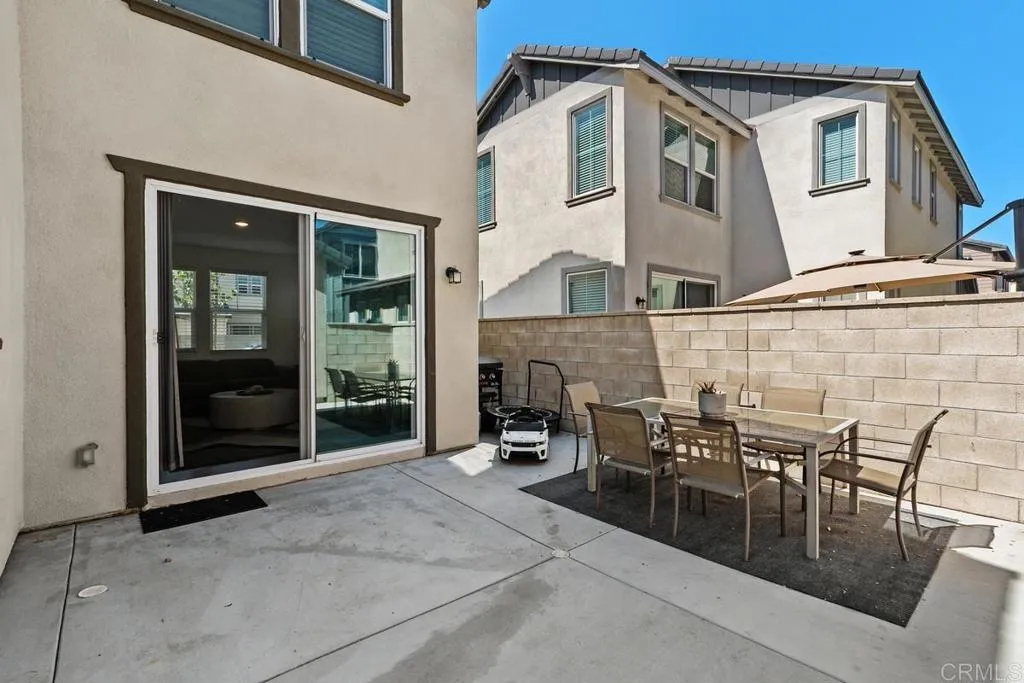 Concrete slab along with block wall fencing