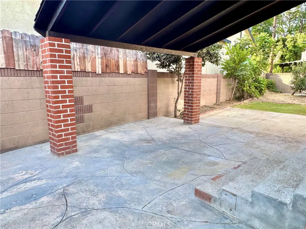 Rear Patio