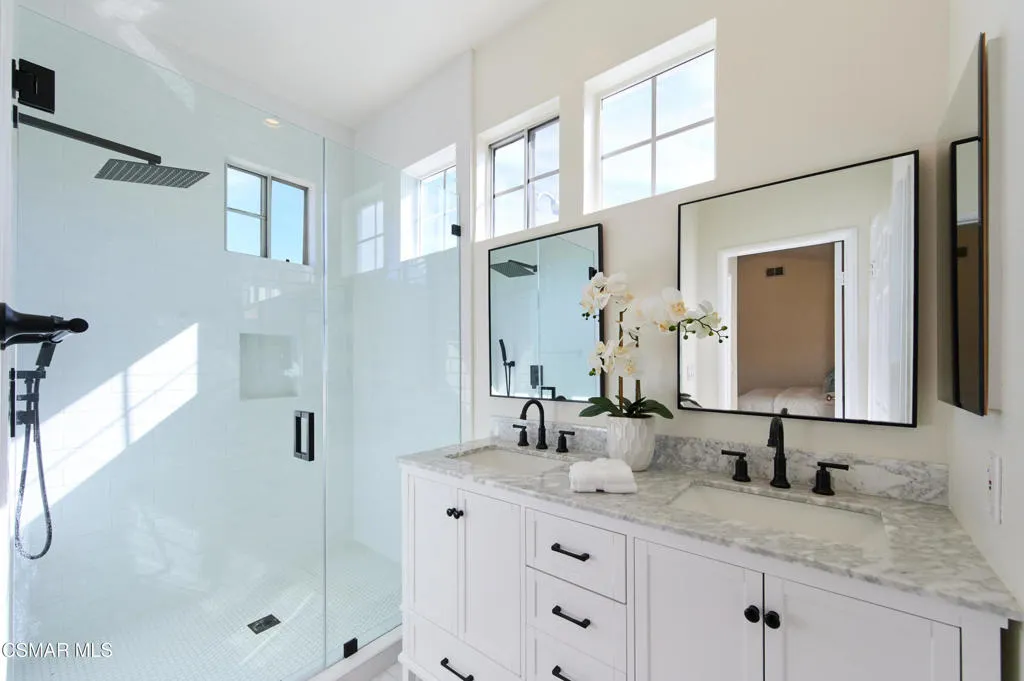 Primary Bathroom - Staged