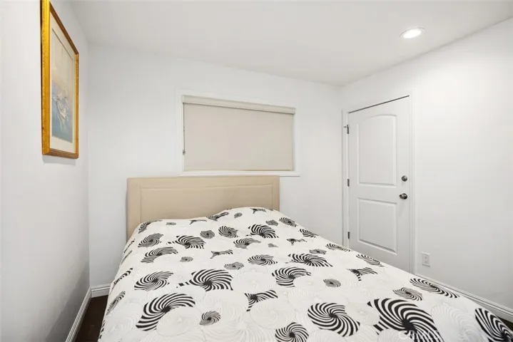First floor bedroom #1 - Door to upstairs