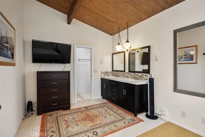 Second floor primary bedroom + bathroom